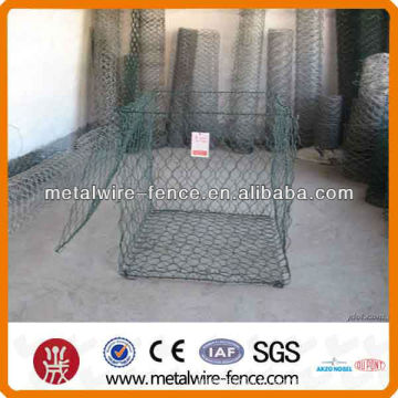 Caisse hexagonale en maille gabion panier